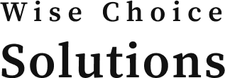 A green background with the words " the choice solution ".
